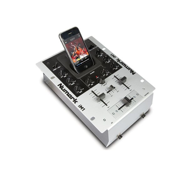 Mezclador para DJs con Dock para iPod