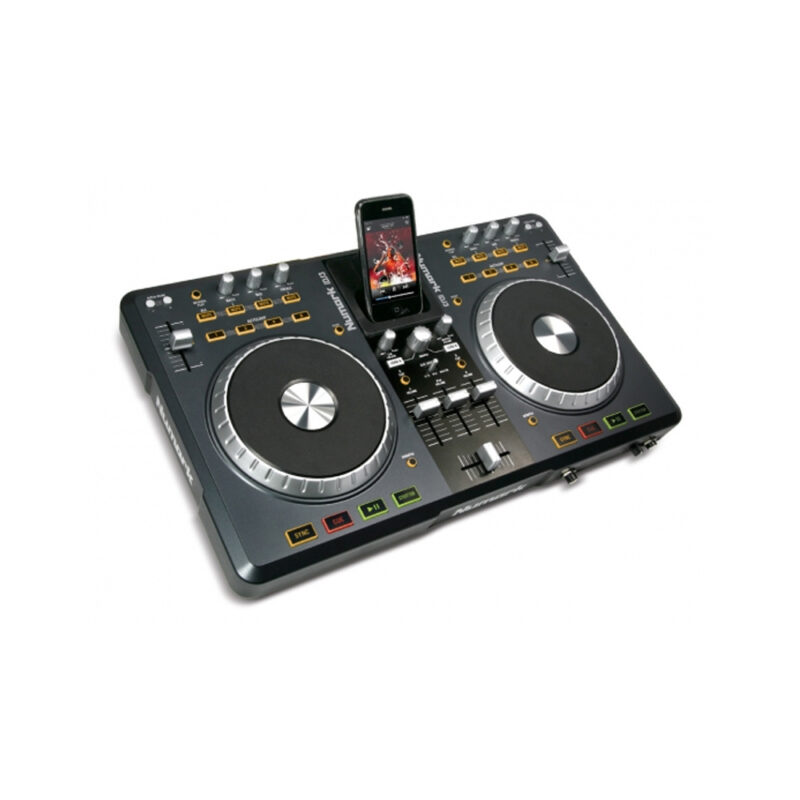 Controlador de Audio para DJs con Dock para iPod