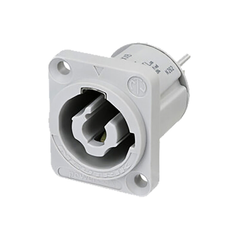 Conector Chasis PowerCon Neutrik Gris Serie XX