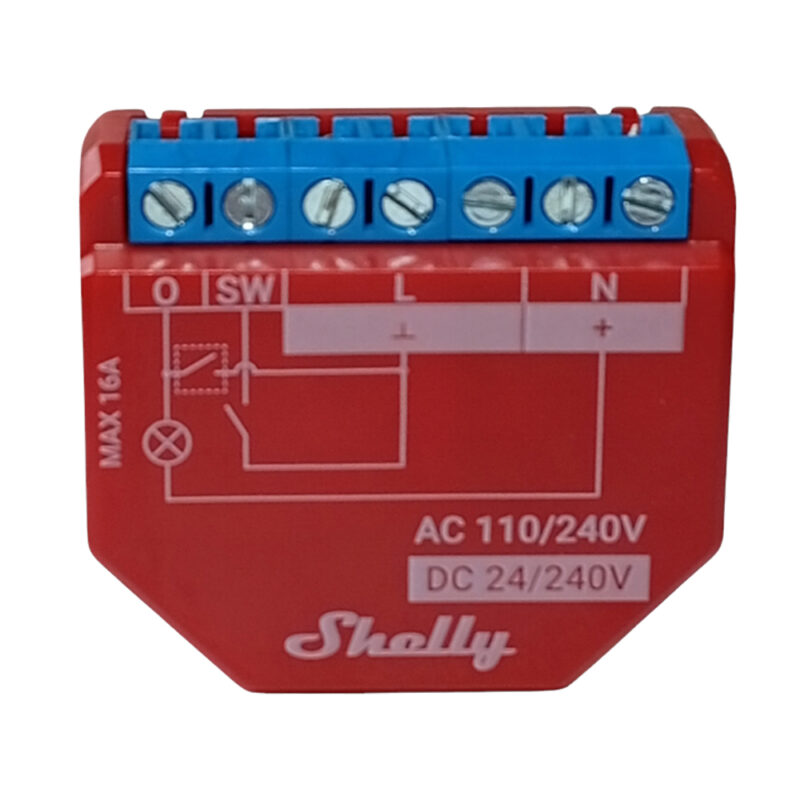 Shelly, Relé Inteligente para iluminación con monitoreo de consumo eléctrico